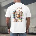 Girl Read Your Bible Christian Faith Jesus Book Men's Back Print T-Shirt Girl Read Your Bible Christian Faith Jesus Book Men's Back Print T-Shirt