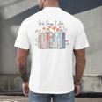 God Says I Am Book Bible Verse Christian Girls Women Men's Back Print T-Shirt God Says I Am Book Bible Verse Christian Girls Women Men's Back Print T-Shirt