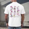 Halloween Pink Ghost Read More Books Spooky Boo Teacher Kids Men's Back Print T-Shirt Halloween Pink Ghost Read More Books Spooky Boo Teacher Kids Men's Back Print T-Shirt