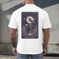High Priestess Tarot Art Celestial Mystic Book Lover Men's Back Print T-Shirt