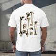 Hip And Leg Bones Book Print Vintage Human Bones Men's Back Print T-Shirt Hip And Leg Bones Book Print Vintage Human Bones Men's Back Print T-Shirt
