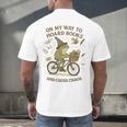 On My Way To Hoard Books And Cause Chaos Tom Foolery Men's Back Print T-Shirt On My Way To Hoard Books And Cause Chaos Tom Foolery Men's Back Print T-Shirt