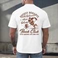 Hockey Romance Smut Reader Book Club Book Lover Bookish Men's Back Print T-Shirt Hockey Romance Smut Reader Book Club Book Lover Bookish Men's Back Print T-Shirt