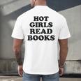 Hot Girls Read Books Lover Bookworm Librarian Book Reading Men's Back Print T-Shirt Hot Girls Read Books Lover Bookworm Librarian Book Reading Men's Back Print T-Shirt