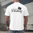 I'd Rather Be Reading Book Lover Bookworm Reading Men's Back Print T-Shirt