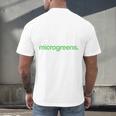 Introvert But Willing To Discuss Microgreens Urban Farming Men's Back Print T-Shirt Introvert But Willing To Discuss Microgreens Urban Farming Men's Back Print T-Shirt