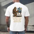 Introverted But Willing To Discuss Nephilim Men's Back Print T-Shirt