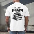 It's Not Hoarding If It's Books Book Lover Readers Men's Back Print T-Shirt It's Not Hoarding If It's Books Book Lover Readers Men's Back Print T-Shirt