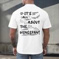 It's All About The Wingspan For Book Lover Men's Back Print T-Shirt It's All About The Wingspan For Book Lover Men's Back Print T-Shirt