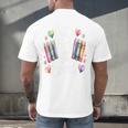 Just a Girl Who Loves Books Lover Reading Library Librarian Men's Back Print T-Shirt