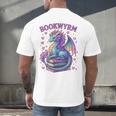 Just a Girl Who Loves Dragons And Books Men's Back Print T-Shirt