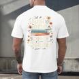 Just One More Chapter Book Reading Floral Teacher Book Lover Men's Back Print T-Shirt Just One More Chapter Book Reading Floral Teacher Book Lover Men's Back Print T-Shirt