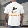 Just One More Chapter Fun Cat Coffee Reading Book Premium Tri-Blend Men's Back Print T-Shirt Just One More Chapter Fun Cat Coffee Reading Book Premium Tri-Blend Men's Back Print T-Shirt