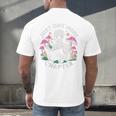 Just One More Chapter Mushrooms Gothic Skeleton Book Lover Premium Men's Back Print T-Shirt