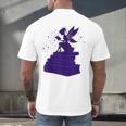 Kawaii Fairy Bookish Book Lover Library Read Men's Back Print T-Shirt Kawaii Fairy Bookish Book Lover Library Read Men's Back Print T-Shirt