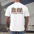 If You Know You Know 6 7 Reading Books Christmas Men's Back Print T-Shirt If You Know You Know 6 7 Reading Books Christmas Men's Back Print T-Shirt