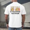 If You Know You Know 6 7 Reading Books Merry Christmas Men's Back Print T-Shirt If You Know You Know 6 7 Reading Books Merry Christmas Men's Back Print T-Shirt