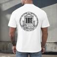Library Of Alexandria Ancient Book Lover Librarian Books Men's Back Print T-Shirt Library Of Alexandria Ancient Book Lover Librarian Books Men's Back Print T-Shirt