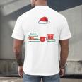 Library Crew Book Lovers Librarian Xmas Holiday Christmas Men's Back Print T-Shirt