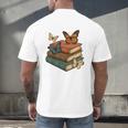 Life Is Better With Butterflies And Books Cute Butterfly Men's Back Print T-Shirt Life Is Better With Butterflies And Books Cute Butterfly Men's Back Print T-Shirt