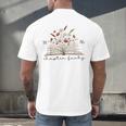 Life Chapter Forty 1986 Floral Book 40th Birthday Men's Back Print T-Shirt Life Chapter Forty 1986 Floral Book 40th Birthday Men's Back Print T-Shirt