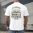 Magical Pajama And Book Lover Outfit For Readers Who Love Men's Back Print T-Shirt