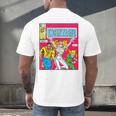 Marvel Universe Classic Dazzler Vintage Comic Book Cover Men's Back Print T-Shirt
