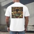 Melanin Afro Women Educated Reading Book History Girls Men's Back Print T-Shirt