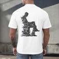 Men Pixel Art Geometric Book Human Drawing Graphic Men Men's Back Print T-Shirt