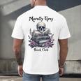 Morally Grey Book Club Gothic Vintage Style Men's Back Print T-Shirt Morally Grey Book Club Gothic Vintage Style Men's Back Print T-Shirt