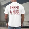 i Need a Huge Stack Of Books Men's Back Print T-Shirt