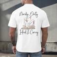 Nerdy Dirty Inked & Curvy ShirtSmutty Book TeesSmut Reader Men's Back Print T-Shirt