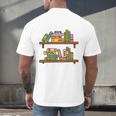 I Have NO Shelf Control Book Lover Men's Back Print T-Shirt I Have NO Shelf Control Book Lover Men's Back Print T-Shirt