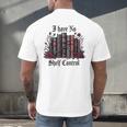 I Have No Shelf Control Dark Academia Book Lover TBR Men's Back Print T-Shirt