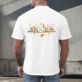 I Have No Shelf Control Witty Book Lover Artwork Men's Back Print T-Shirt