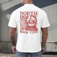 North Pole Book Club Christmas Men's Back Print T-Shirt North Pole Book Club Christmas Men's Back Print T-Shirt