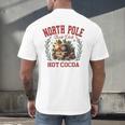 North Pole Book Club Hot Cocoa Bookworm Christmas Xmas Men's Back Print T-Shirt North Pole Book Club Hot Cocoa Bookworm Christmas Xmas Men's Back Print T-Shirt