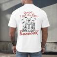 Oops I Got Another Book Boo Ghost Read Book Men's Back Print T-Shirt