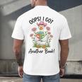 Oops I Got Another Book Cute Goose Librarian Reading Teacher Men's Back Print T-Shirt Oops I Got Another Book Cute Goose Librarian Reading Teacher Men's Back Print T-Shirt