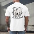 OOPS I GOT Another Book Design Men's Back Print T-Shirt OOPS I GOT Another Book Design Men's Back Print T-Shirt