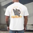 Overthinking And Also Hungry Introverted Overthinker Men's Back Print T-Shirt Overthinking And Also Hungry Introverted Overthinker Men's Back Print T-Shirt