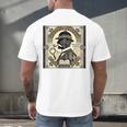 Poirot Mystery Books Vintage Detective Premium Tri-Blend Men's Back Print T-Shirt