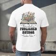 This Is What A Published Author Looks Like Book Writer Men's Back Print T-Shirt