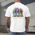 Racoons Trash Reader Book Lover Romantic Novels Premium Men's Back Print T-Shirt