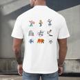 Read Book Characters I Can Do Hard Things Back To School Men's Back Print T-Shirt Read Book Characters I Can Do Hard Things Back To School Men's Back Print T-Shirt