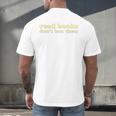 Read Books Don’t Ban Them Free Speech Advocate Book Lover Men's Back Print T-Shirt
