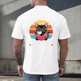 Read Books Drink Coffee Fight Evil Cat Premium Men's Back Print T-Shirt Read Books Drink Coffee Fight Evil Cat Premium Men's Back Print T-Shirt