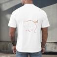 Read Books Be Weird Stay Feral Opossum Men's Back Print T-Shirt