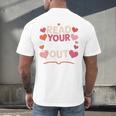 Read Your Heart Out Teacher Valentines Day Reading Book Love Men's Back Print T-Shirt Read Your Heart Out Teacher Valentines Day Reading Book Love Men's Back Print T-Shirt