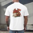 I Read Because Roasting People Is Frowned Upon Dragon Book Premium Tri-Blend Men's Back Print T-Shirt I Read Because Roasting People Is Frowned Upon Dragon Book Premium Tri-Blend Men's Back Print T-Shirt